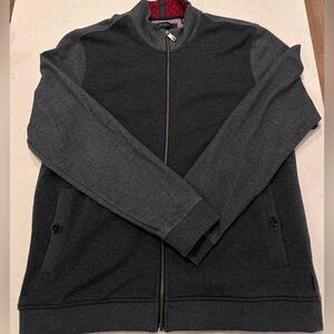 Ted Baker Men’s London Bonfyre Zip-Up Sweater Gray Size 5 / Large NWOT
